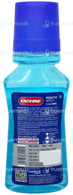 Enshine Cool Mint Mouthwash 150 Ml